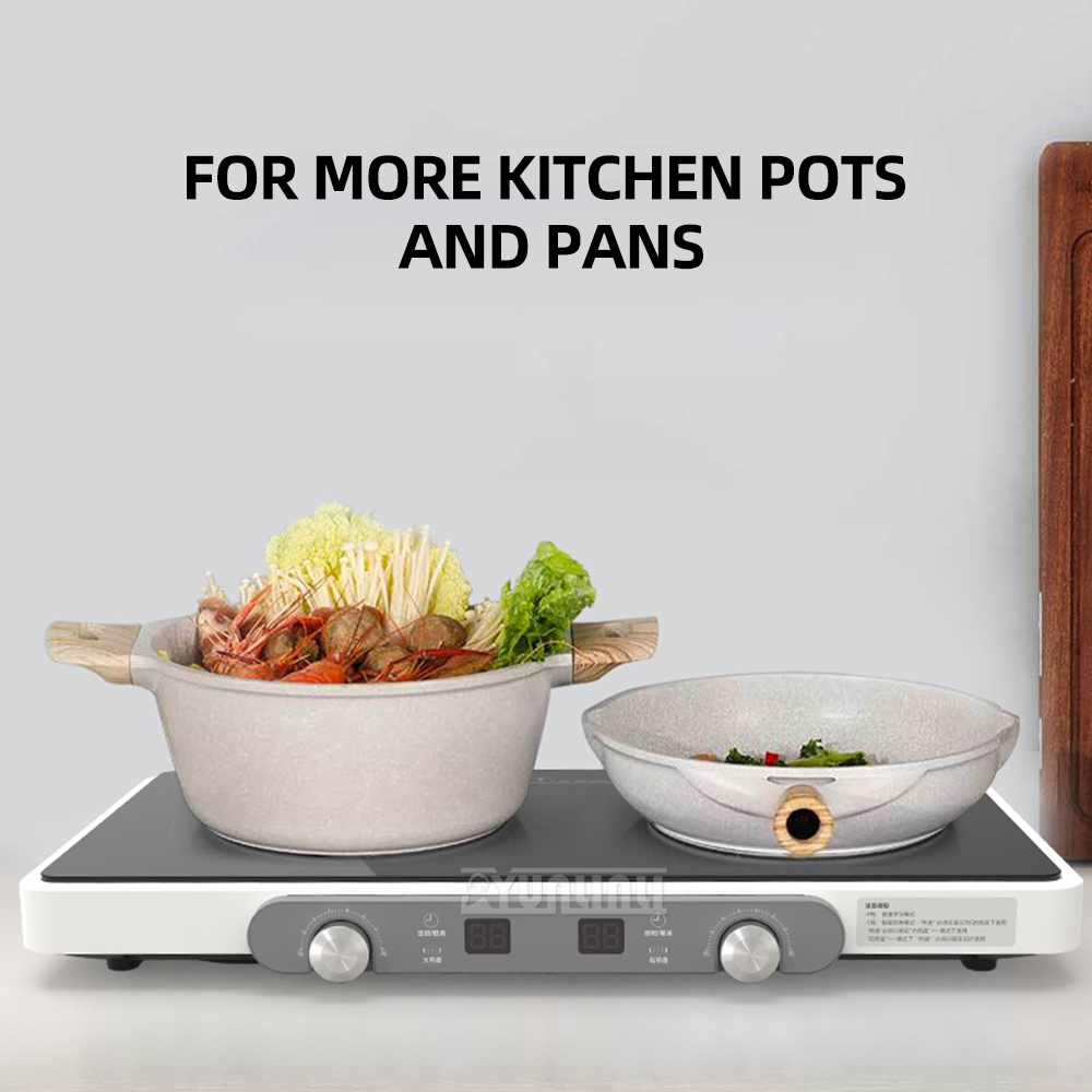 Hot Pot Portable Dual - Двойная кухонная варочная панель, бытовая индукционная