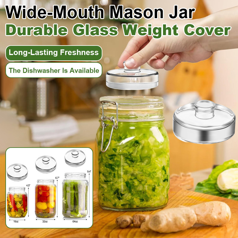 Fermentation Crock - Широкогорлые банки для консервирования со стеклянной