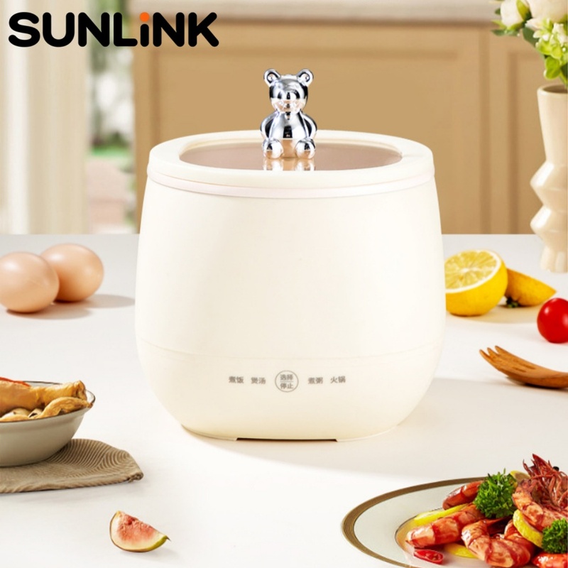 Hot Pot Portable Dual - 1 шт. Мини-электрическая мультиварка 1,8 л