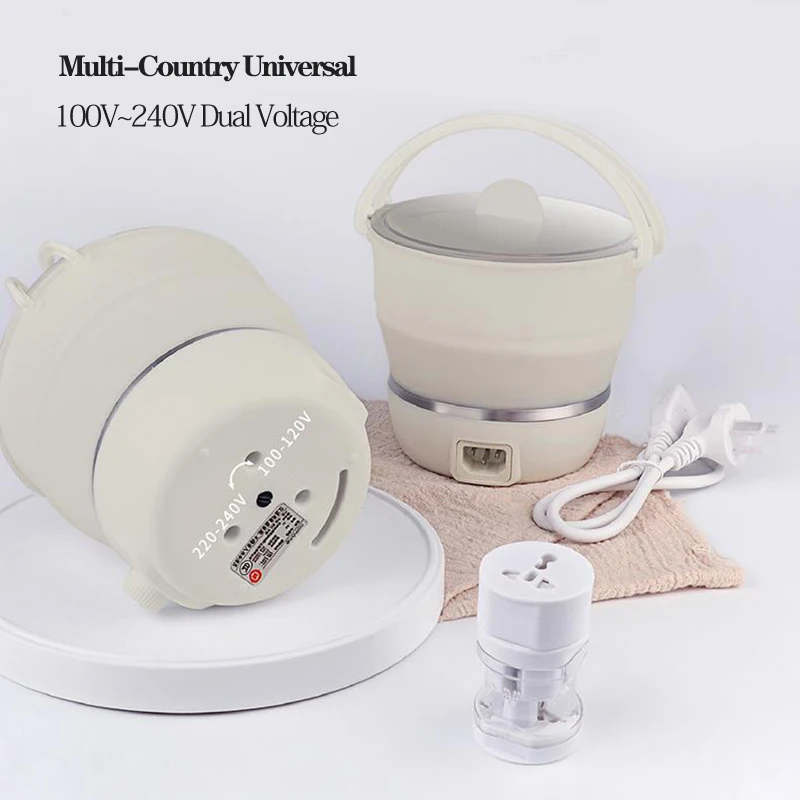 Hot Pot Portable Dual - Складная электрическая кастрюля-мультиварка, портативная многофункциональная электрическая