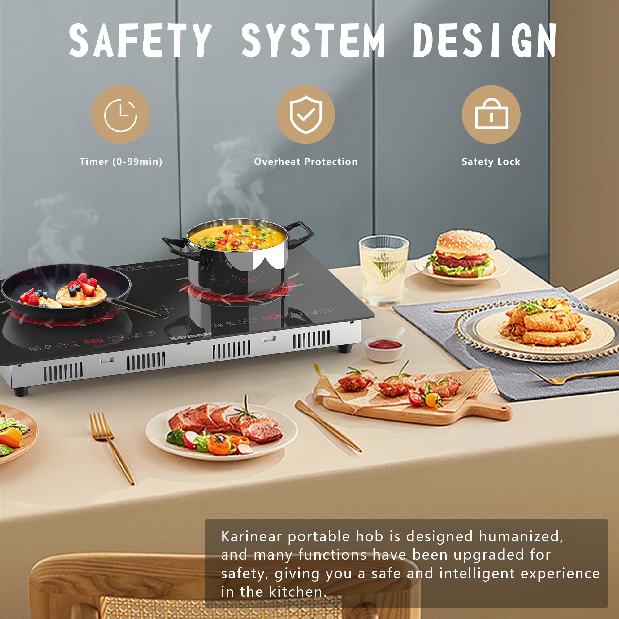 Электрическая плита Karinear 2 – обзор и цена Hot Pot Portable Dual