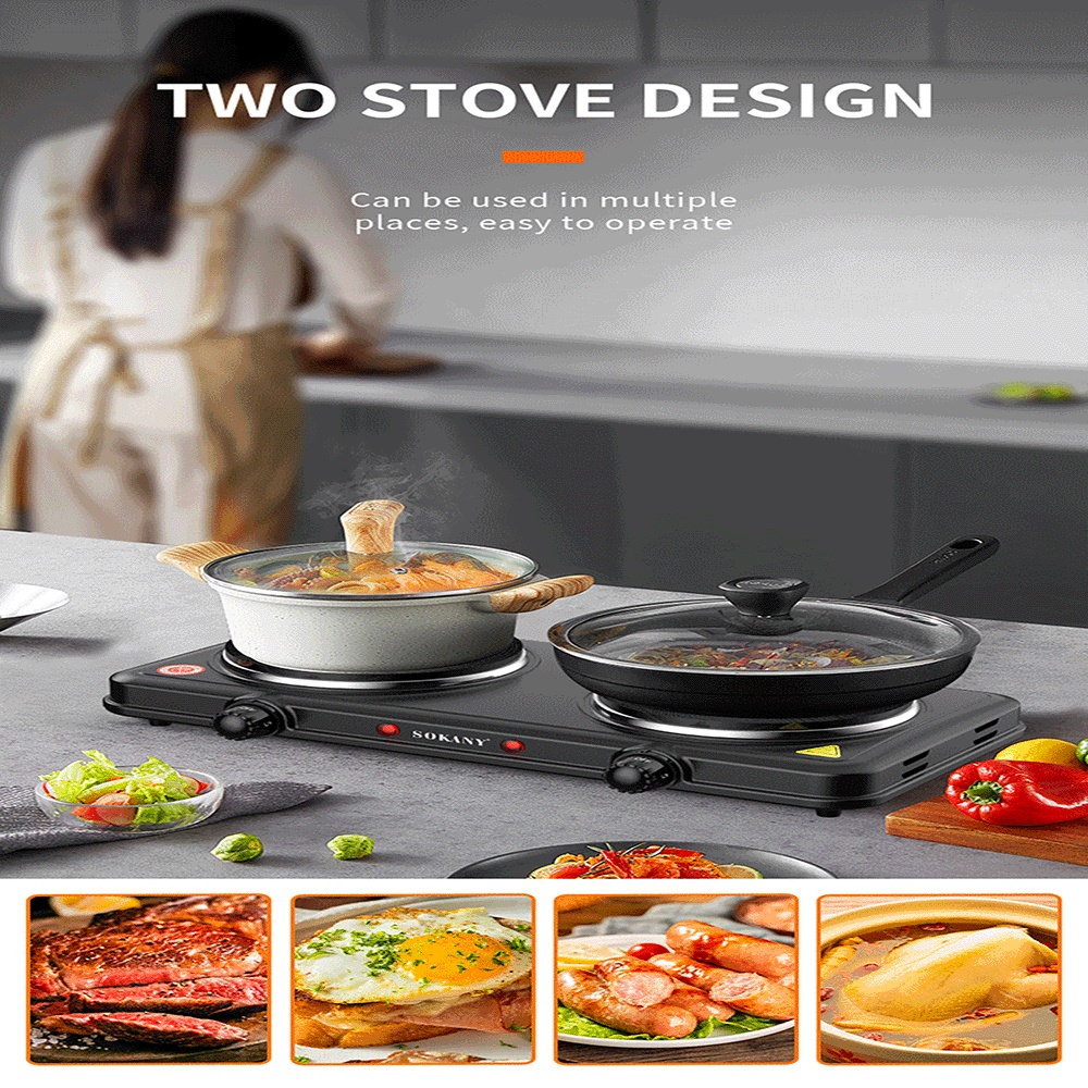 Электрическая плита с двумя ко – обзор и цена Hot Pot Portable Dual