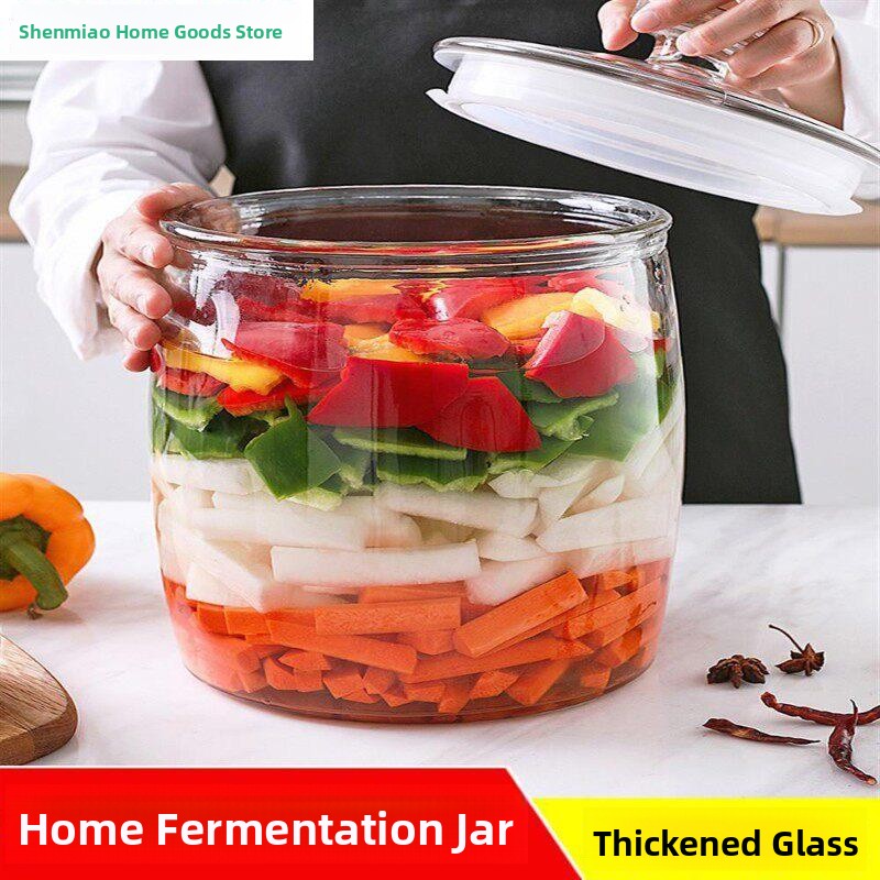 Сверхпрочная стеклянная банка  – обзор и цена Fermentation Crock