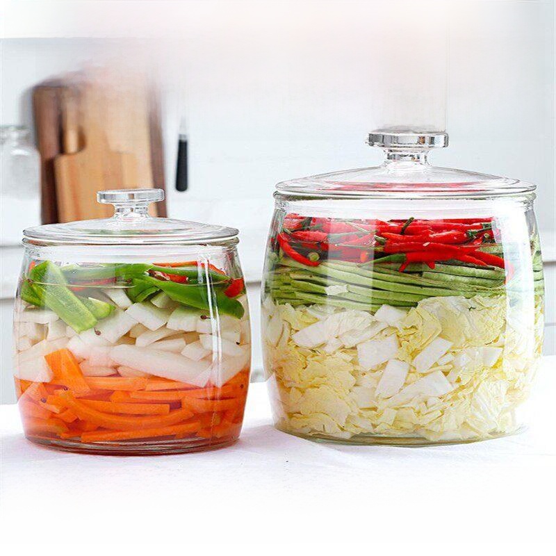 Сверхпрочная стеклянная банка  – обзор и цена Fermentation Crock
