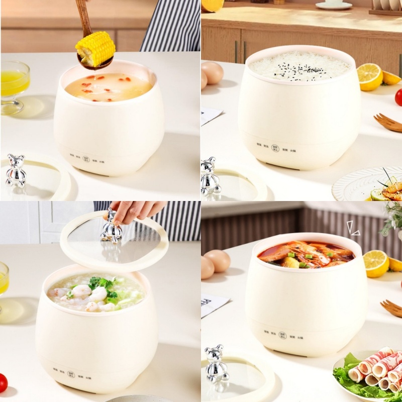 1 шт. Мини-электрическая мульт – обзор и цена Hot Pot Portable Dual