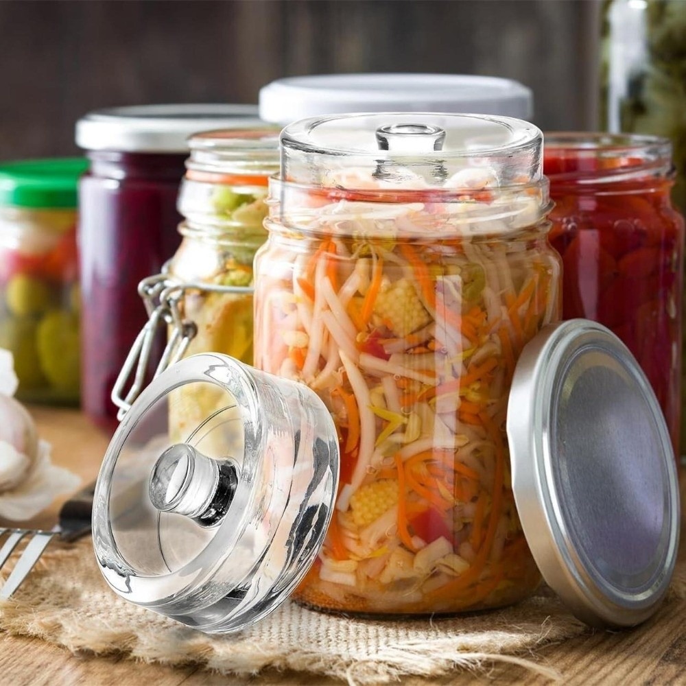 1 шт. прозрачные стеклянные ги – обзор и цена Fermentation Crock